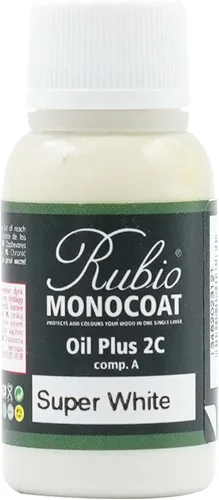 Vista 34 de Rubio Monocoat Muestra de Tinte y Acabado para Madera - Niebla 5% Aceite Plus Parte A Aceite de linaza para madera de secado rápido y ecológico