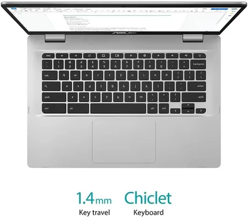 Vista 3 de ASUS ChromeBook/SILVER/14.0 FHD no táctil/N4020/4GB/Intel UMA/64GB/Chrome