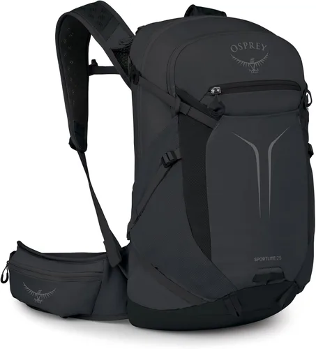 Vista 34 de Osprey Sportlite - Mochila ligera de senderismo (15 litros), color morado Púrpura grafito