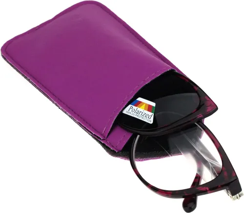 Vista 4 de Cateye - Gafas de sol polarizadas con clip magnético en gafas de lectura bifocales