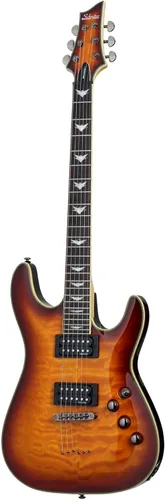 Vista 9 de Schecter Guitarra Eléctrica Omen Extreme-6 - Cereza Negra