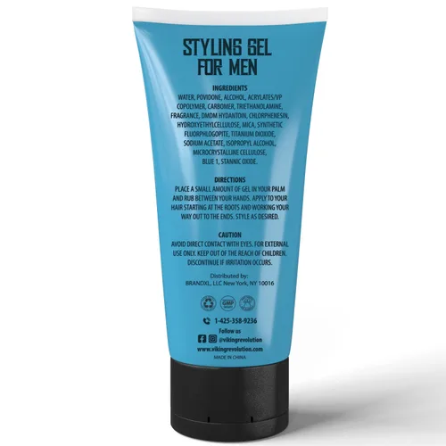 Vista 7 de Gel para el cabello para hombres de fijación fuerte, gel para el cabello para hombre, extra fuerte, gel de peinado para el cabello, gel de cabello