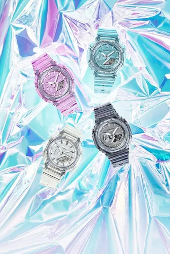 Vista 6 de CASIO GMA-S2100SK-1AJF G-Shock"GA-2100" Modelo más pequeño y delgado Concepto de esqueleto metálico Reloj enviado desde Japón Modelo de agosto