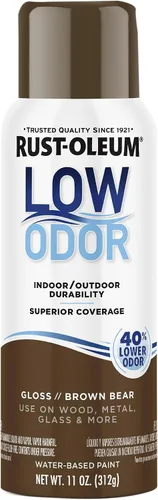 Vista 71 de Rust-Oleum - Pintura en aerosol prémium de bajo olor, gris ancla brillante Olor 40% menor que las pinturas en aerosol tradicionales, durabilidad