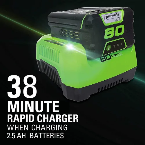 Vista 7 de Greenworks Inversor de potencia Pro 80V 300W, batería de 2 Ah y cargador incluidos