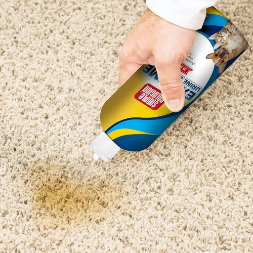 Vista 4 de Simple Solution Extreme Orine Destroyer - Limpiador enzimático Removedor de manchas y olores de mascotas con 2 veces más potencia de limpieza