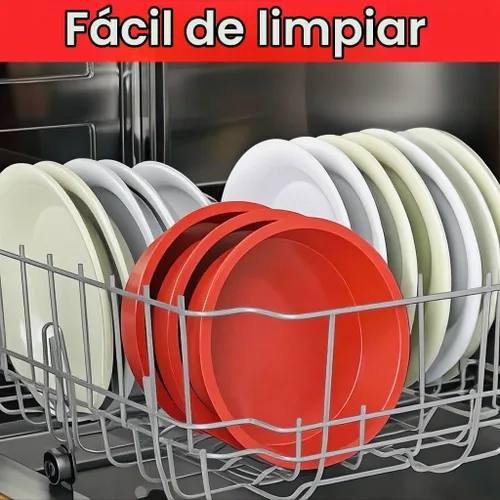 Vista 5 de AVIDON Moldes para pasteles de 8 pulgadas, moldes redondos de silicona para tartas de capas, pastel de queso y pastel de chocolate, antiadherentes