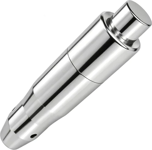 Vista 8 de Lunsom - Pomo de cambio automático de metal para automóvil con botón de presión, palanca de cambio de aleación de aluminio, mango de palanca