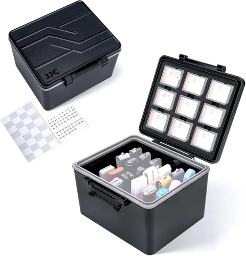 Vista 9 de Mini USB Flash Drive Case para 20 unidades USB A y 4 USB C Interface Pulgar Drives ≤ 1.024 in, resistente al agua y a prueba de golpes, organizador