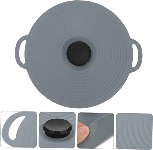 Vista 2 de KALLORY Tapa sellada al vacío para cubiertas de microondas de alimentos para tapa de silicona de alimentos