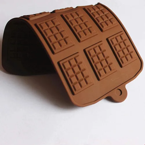 Vista 4 de DIY 12 moldes de silicona para chocolate romper aparte chocolate proteína caramelo molde de chocolate herramientas para hornear chocolate
