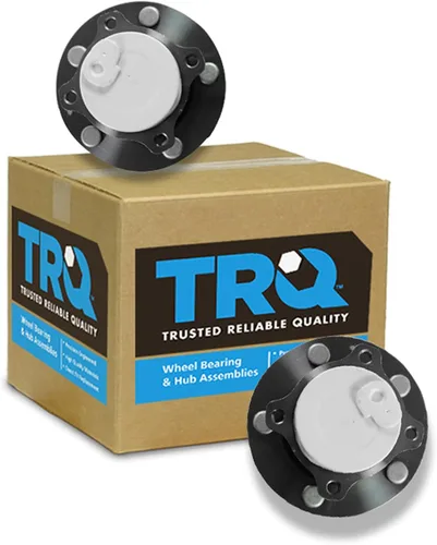 Vista 201 de TRQ Juego de 2 rodamientos de rueda delantera y conjunto de cubo compatible con Tesla 3 2020 Y 2018-2019 para Tesla 3 2020 Tesla Y AWD 2018-2019