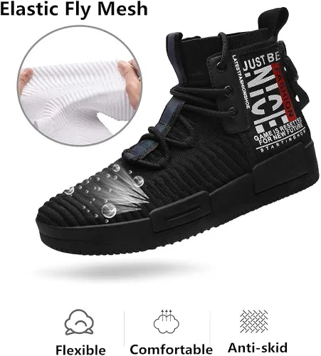 Vista 2 de Tenis a la moda para hombre, tenis para correr, tenis para caminar, uso casual, practicar deportes