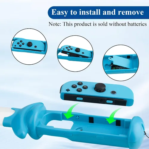 Vista 5 de FUNDIARY Espada de juego iluminada para The Legend of Zelda Sky Sword HD, agarre de espada LED para Nintendo Switch y Switch OLED, mango de espada