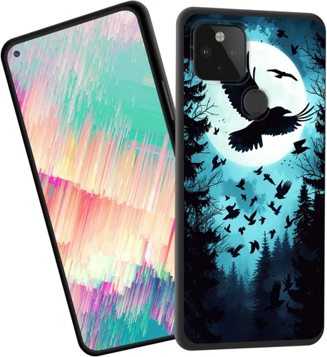 Vista 415 de Funda delgada para Google Pixel 4 XL, funda delgada de silicona de TPU suave a prueba de golpes para Google Pixel 4 XL, astronauta Galaxy
