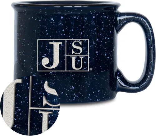 Vista 110 de Rico Industries NCAA Speckle 12oz Laser Engraved Campfire Mug