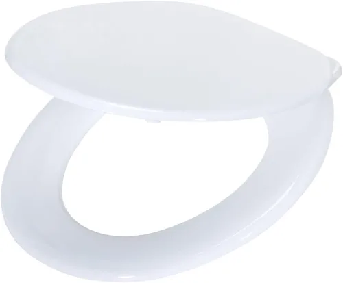 Vista 3 de Home Impressions – Asiento para inodoro redondo de madera – 1 cada uno
