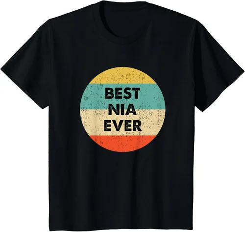 Vista 29 de Camiseta Nia Name, Negro, S