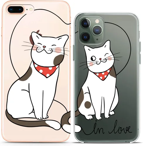 Vista 16 de Fundas a juego para parejas compatibles con iPhone 16 15 14 13 12 11 Pro Max Mini Xs X 6s 8 Plus 7+ Xr 10 SE 5 Game Player Relación Amigo Novio