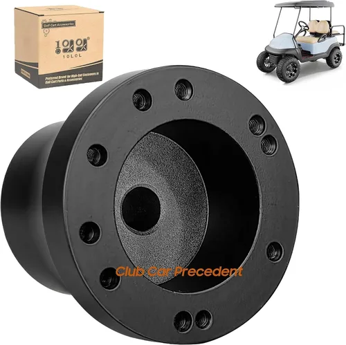 Vista 8 de Adaptador de volante de carrito de golf 10L0L para Club Car DS, negro
