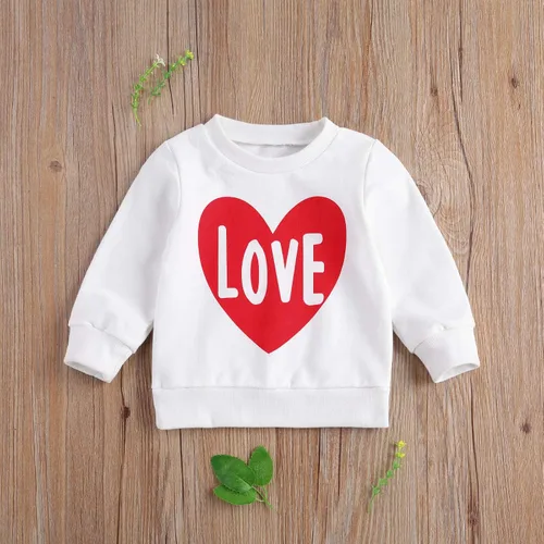 Vista 3 de Sudadera de manga larga para bebé y niña, suéter casual de otoño