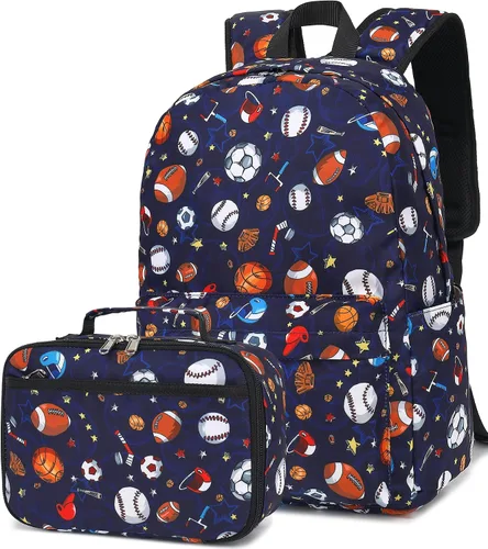 Vista 8 de CAMTOP Mochila para niños y niñas, mochilas preescolares con lonchera para niños y niñas, juego de mochila escolar para jardín de infantes