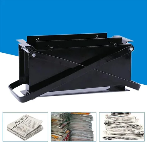 Vista 4 de Máquina de briquetas de periódico, máquina de briquetas de ladrillo, troncos de papel de alta resistencia, máquina de ladrillos de prensa de acero