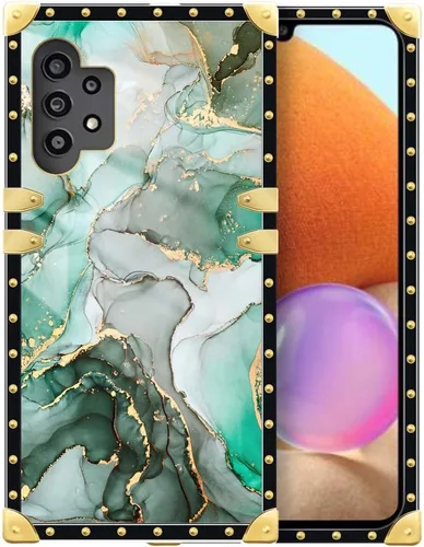 Vista 73 de Funda compatible con Samsung Galaxy A03S 4G, TPU suave de lujo y parte trasera de policarbonato duro para niñas y mujeres, funda protectora a prueba