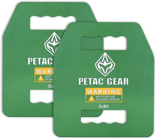 Vista 14 de PETAC GEAR Placas de Peso Tácticas Para Chaleco Con Peso Para Hombres Entrenamiento, 5/10/15/20 LBS Equipo de Chalecos de Entrenamiento de Fuerza