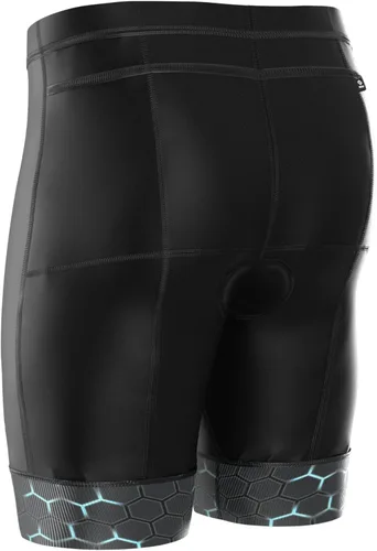 Vista 2 de Pantalones cortos de triatlón para hombre Pantalones cortos de triatleta 4 bolsillos FRT 8 pulgadas Swim Bike Tri Shorts para hombre
