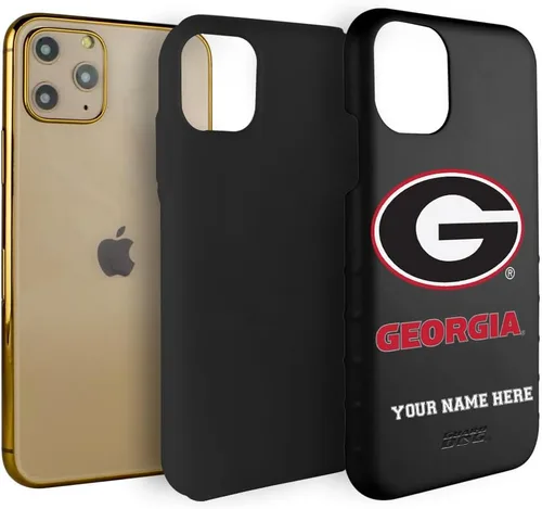 Vista 3 de Guard Dog Funda compatible con iPhone 11 Pro, grado militar, protección robusta de dos piezas, licencia universitaria, Georgia Bulldogs Nombre