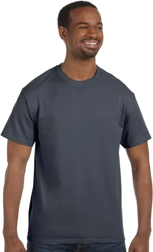 Vista 118 de Gildan Camiseta G500 para hombre Ceniza/baya