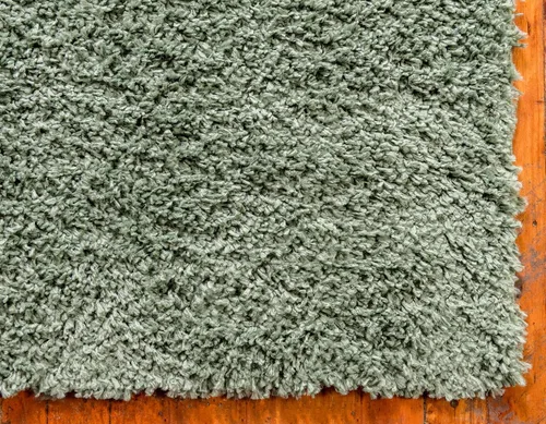 Vista 69 de Unique Loom Colección Davos Shag - Alfombra Lino