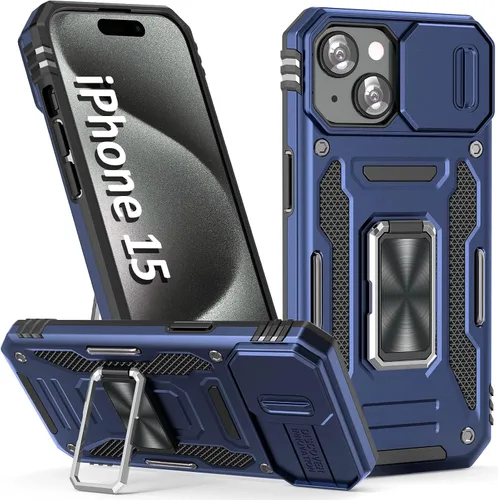Vista 39 de Funda para iPhone 15 Pro, color verde alpino