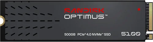 Vista 9 de Sandisk Optimus 5100 SSD NVMe de 2 TB, PCIe 4.0, M.2 2280