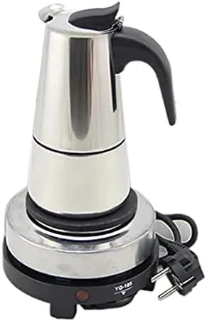 Vista 5 de 500w MINI estufa eléctrica horno cocina multifuncional pequeño calentador de café Mocha calefacción placas calientes máquina de leche de café UE