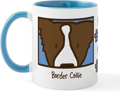 Vista 7 de CafePress Anime Brown Border Collie Mug 11 oz (325 ml) Ceramic Coffee Mug