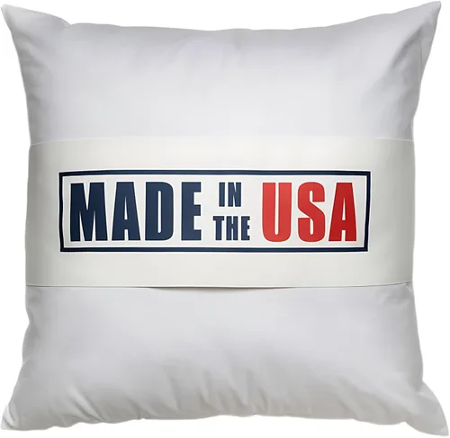 Vista 2 de MSD Relleno de almohada de 16 x 16 pulgadas, hipoalergénico, forma cuadrada, relleno estándar de poliéster blanco, relleno de almohada europea