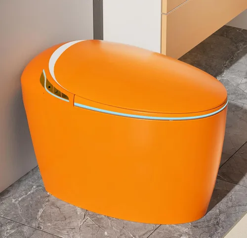 Vista 11 de WinZo Inodoro Bidé con Instalación de 10", Inodoro Inteligente con Bidé, Forma Ovalada Moderna, Apertura/Descarga Automática, Asiento Calefaccionado