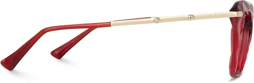 Vista 40 de Zeelool Gafas de bloqueo de luz azul ojo de gato de cristal para mujer Juliet VFP0270