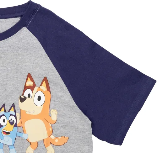 Vista 4 de Bluey Mom Dad Bingo Girls Matching Family T-Shirt Toddler to Adult