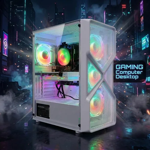 Vista 4 de Escritorio para PC para juegos STGAubron, R5 5500, RTX 3050 6G, 16G DDR4