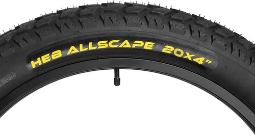 Vista 9 de ALLSCAPE 20x4.0 en Neumático de llanta ancha para E-Bike MTB, Neumático de bicicleta de montaña E-Bike de alta resistencia y alto rendimiento