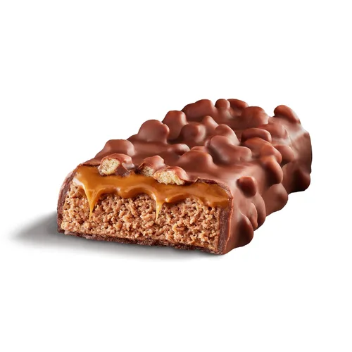 Vista 2 de FULFIL - Barras de proteína sabor chocolate con caramelo salado, libres de gluten con 15g de proteína, artículos básicos de despensa, 12