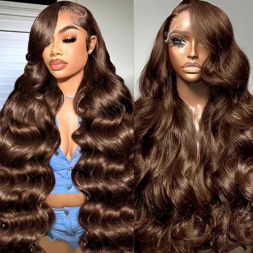 Vista 9 de Smabuity 99J Pelucas de encaje frontal burdeo de pelo humano, peluca burdeo roja de pelo humano, 13x6, peluca de encaje frontal HD de onda corporal