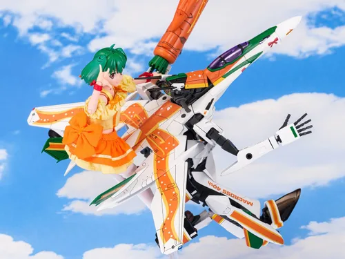 Vista 12 de Aoshima -V.F.G. Macross F VF-25F Mesías Ranka Lee Macross Kit de modelo 40 aniversario