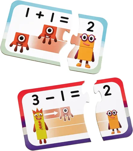 Vista 9 de hand2mind Numberblocks - Juego de rompecabezas para sumar y restar, juegos de suma y resta, rompecabezas de números, juegos de matemáticas