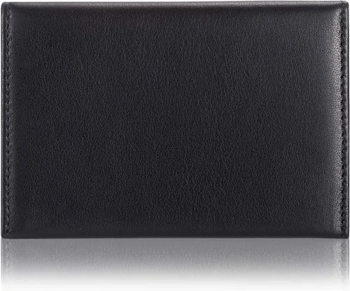 Vista 4 de HISCOW Estuche para tarjetas de visita con cierre magnético - Piel de becerro italiana (negro)