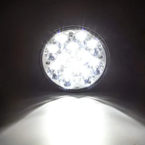 Vista 2 de Ourbest H5001 - Luces LED Par46 para foco, 5.75 pulgadas, 5-3/4 pulgadas, luz redonda para camión, todoterreno, lámpara de trabajo LED, haz sellado