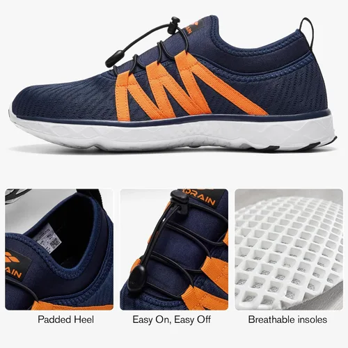 Vista 108 de ALEADER - Zapatillas acuáticas de secado rápido para hombre